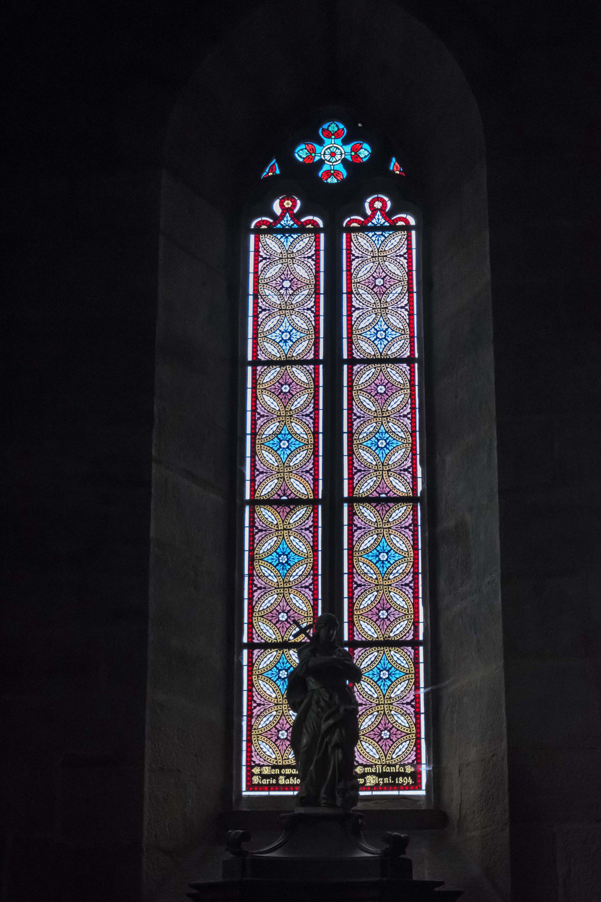 Stained Glass in Katedrála Svatého Bartoloměje